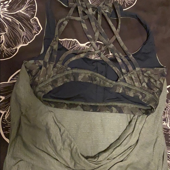 CAMO/POLKA DOT LULULEMON tank top - Picture 2 of 4